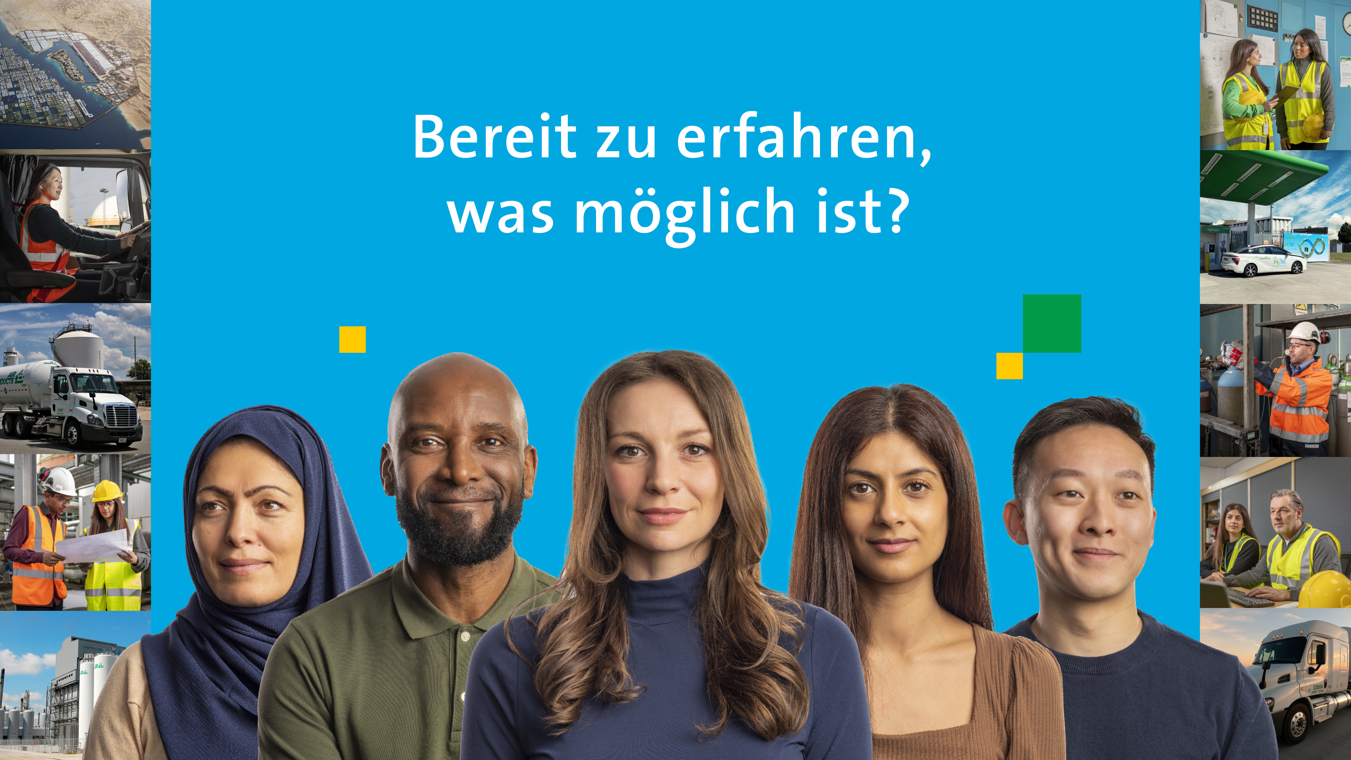 Diverse group of employees | Bereit zu erfahren, was möglich ist?